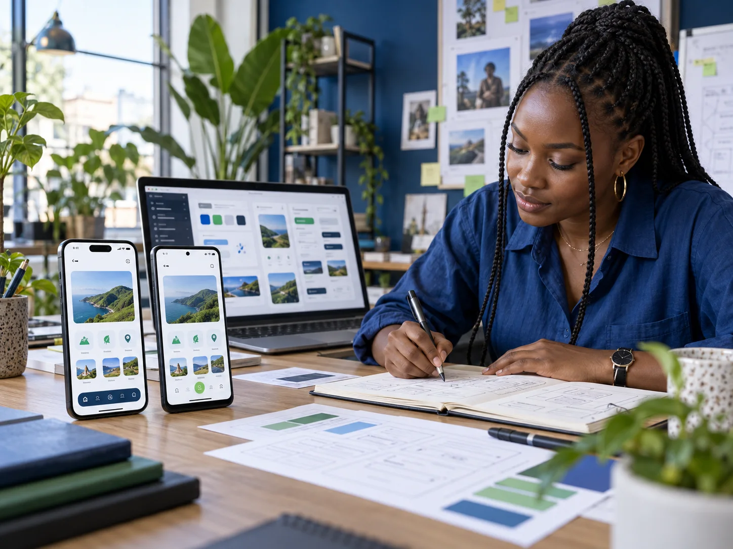 Cross-platform development illustration